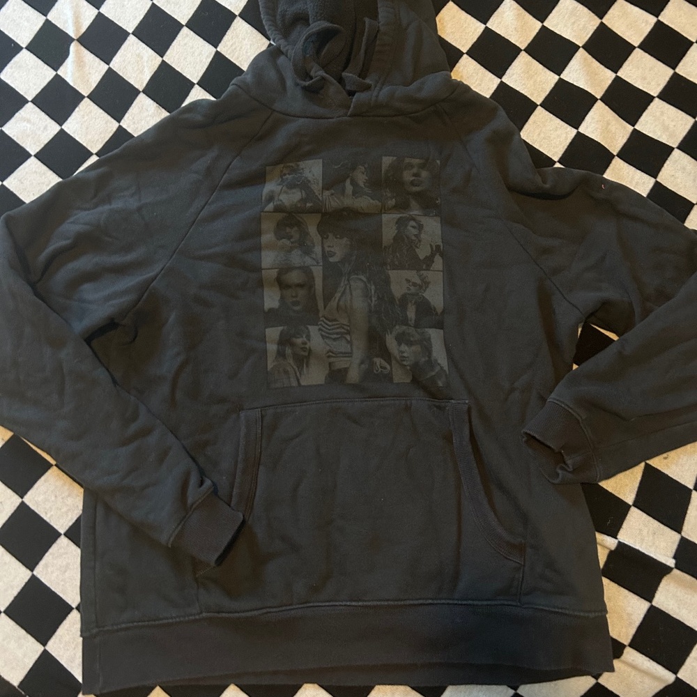 Taylor Swift Eras Tour Hoodie, Black